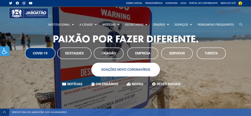 Site Oficial da Prefeitura de Jaboatão dos Guararapes